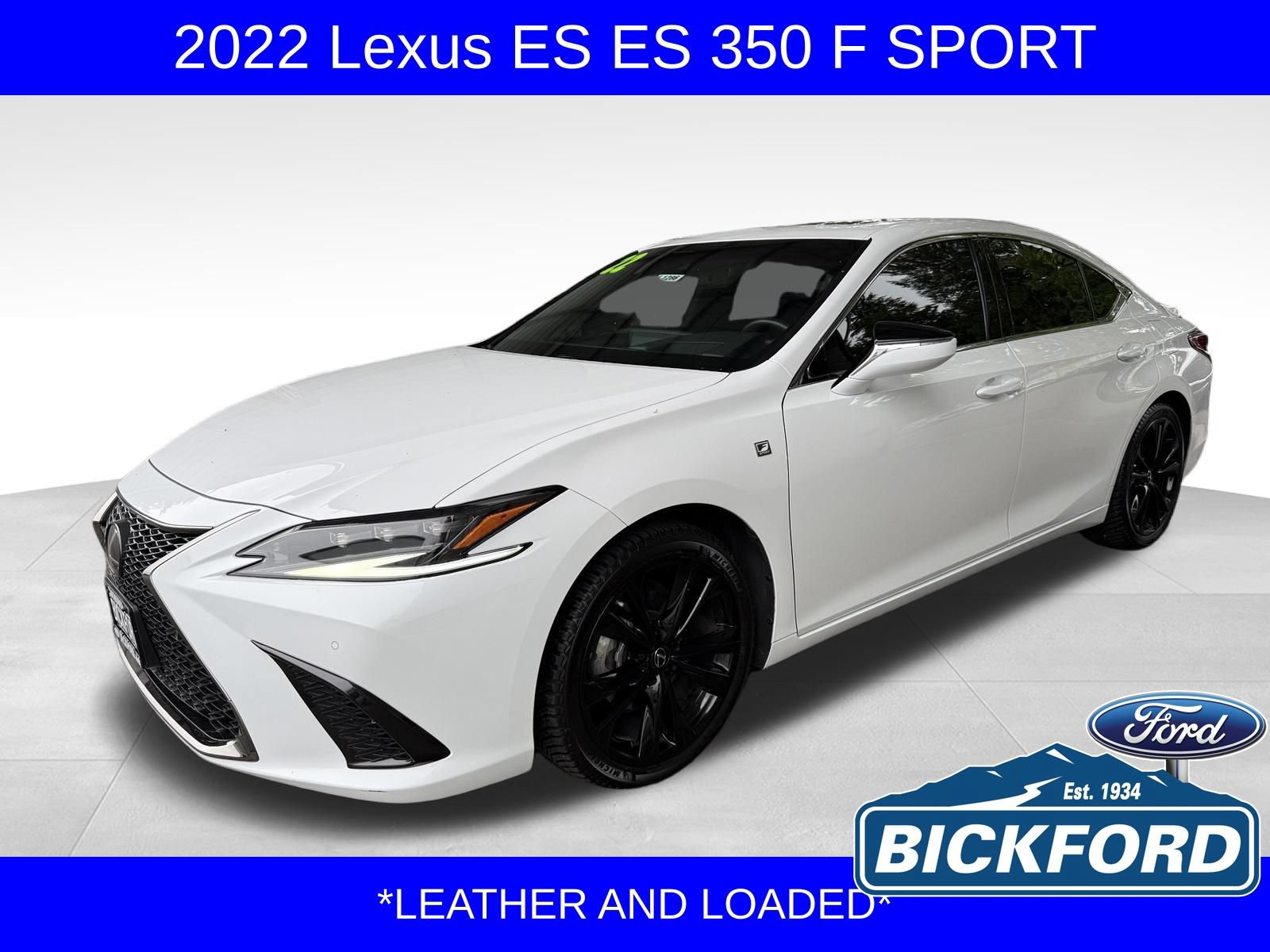 Used 2022 Lexus ES 350 F Sport w/ Accessory Package 2 FWD image 1