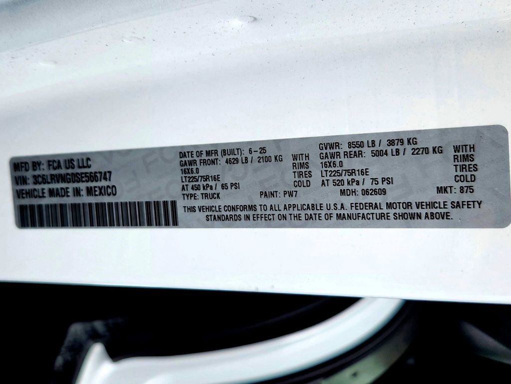 New 2025 RAM ProMaster 1500 w/ Safety Group image 32