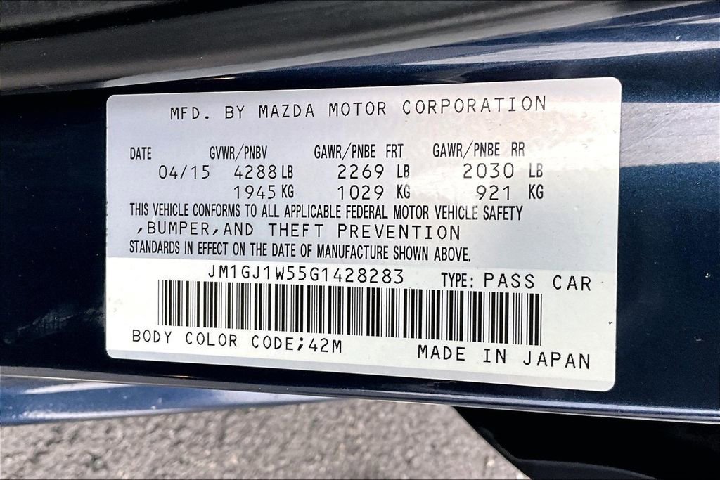 Used 2016 MAZDA MAZDA6 Grand Touring w/ GT Technology Package FWD image 35