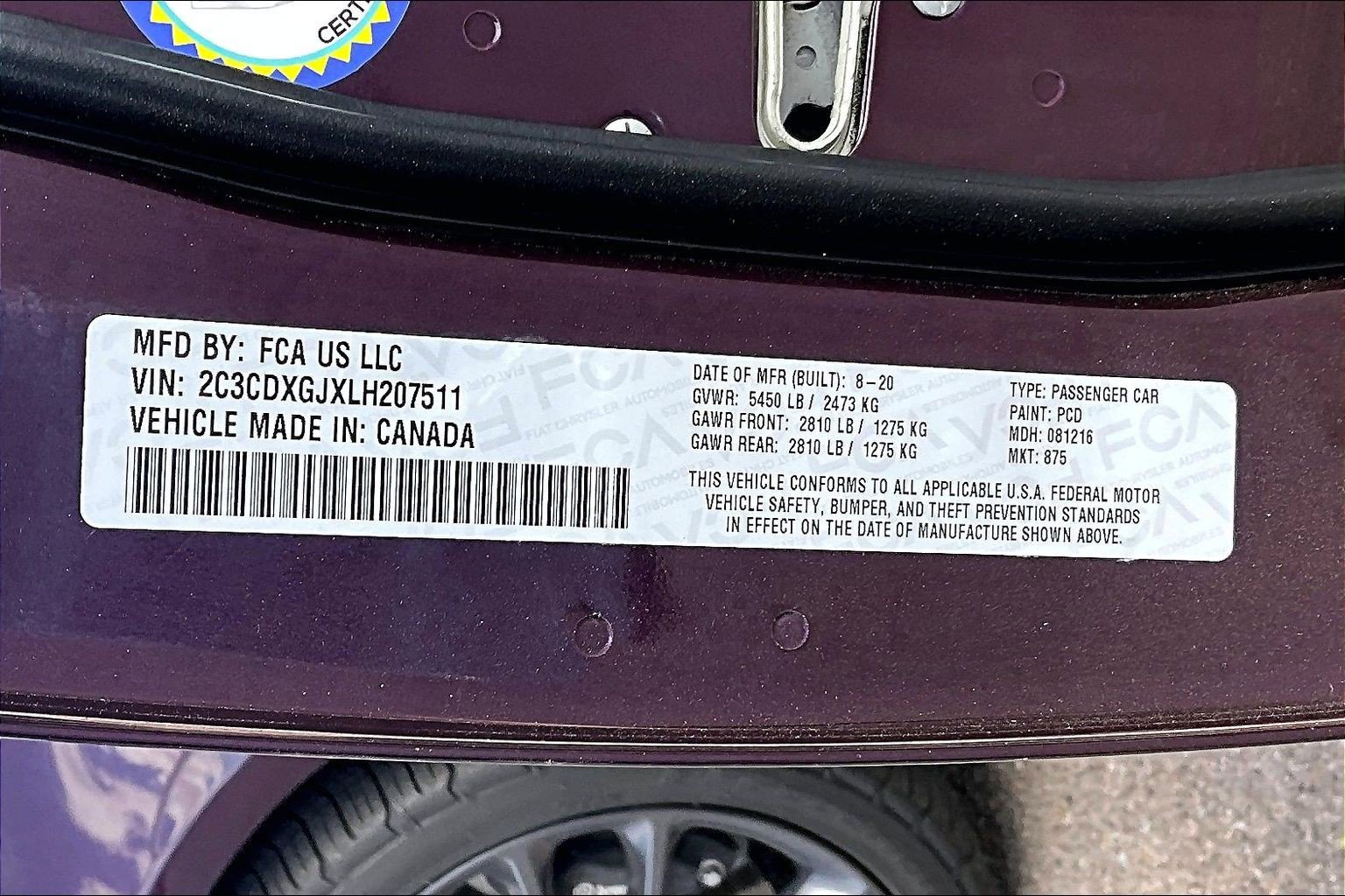 Used 2020 Dodge Charger Scat Pack w/ Navigation & Travel Group RWD image 19