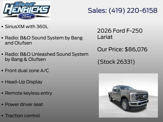 New 2026 Ford F250 Lariat w/ Lariat Ultimate Package AWD/4WD image 37