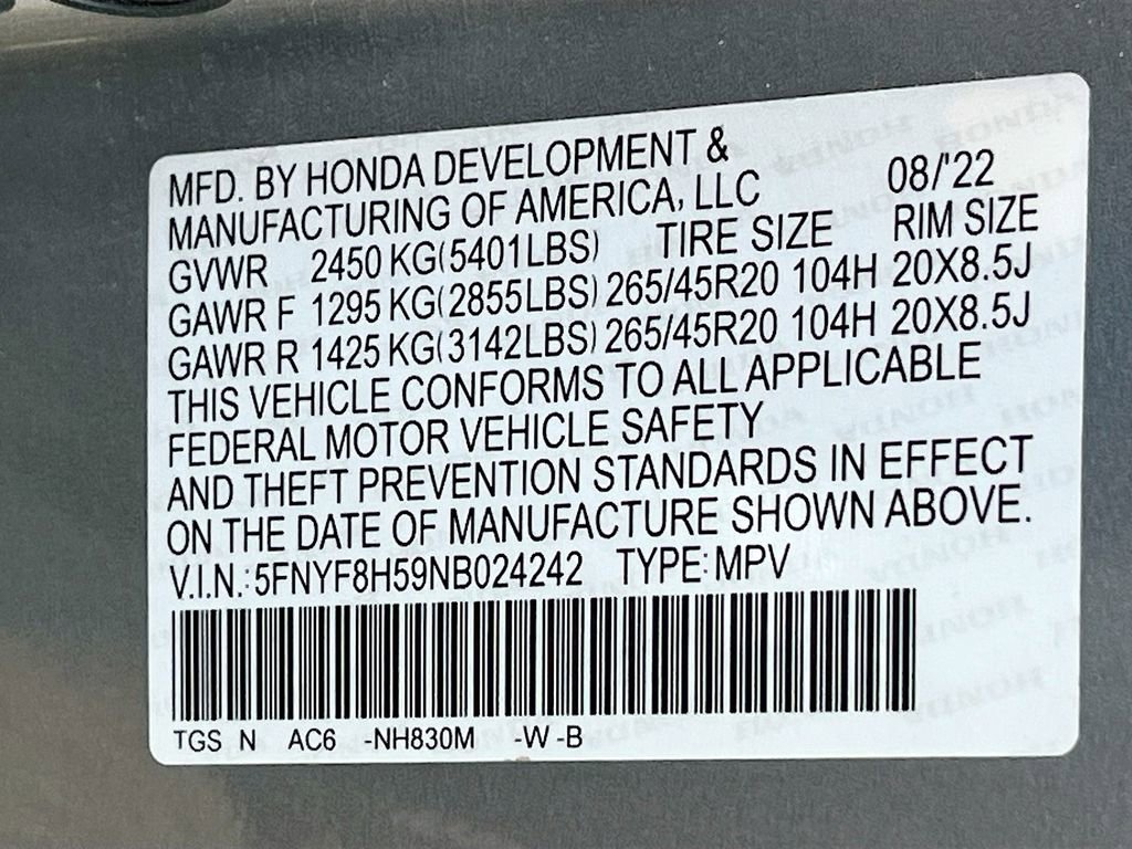 Used 2022 Honda Passport EX-L image 32