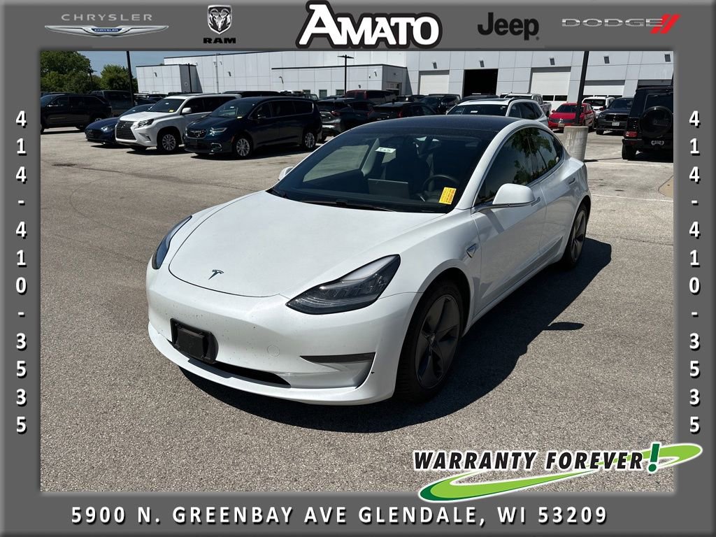 Used 2020 Tesla Model 3 Long Range AWD/4WD image 1