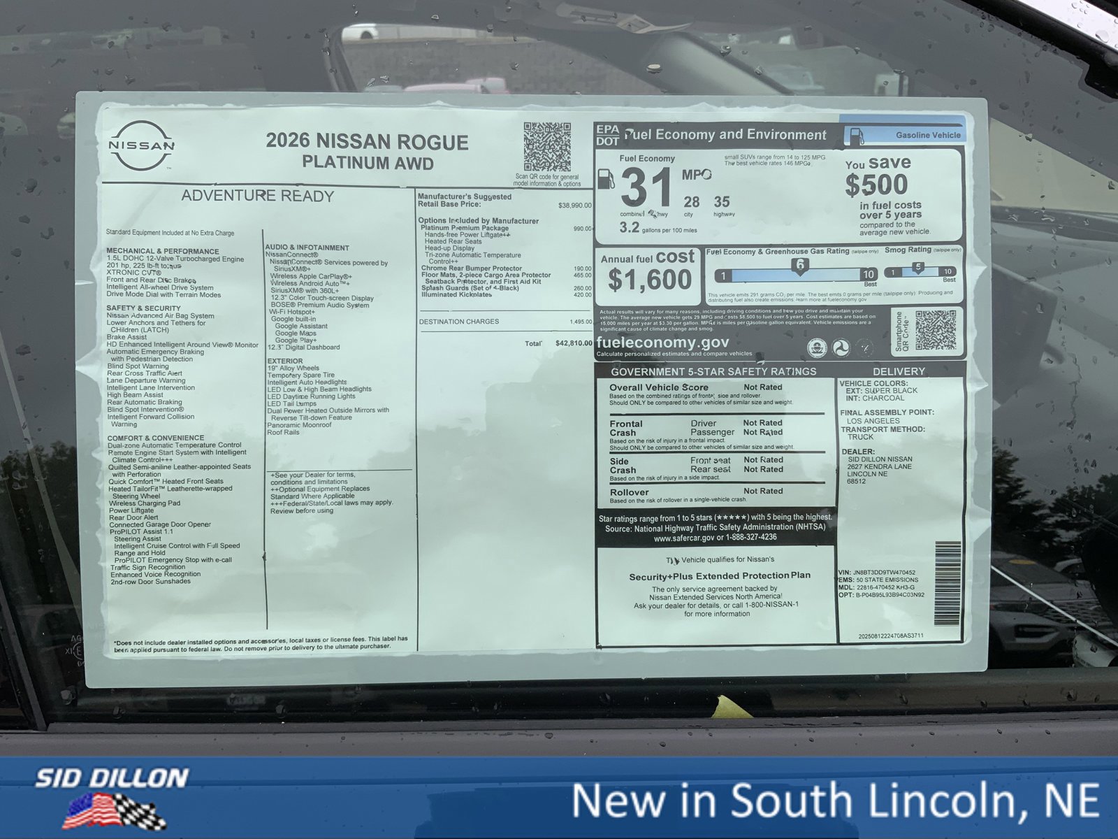 New 2026 Nissan Rogue Platinum w/ Platinum Premium Package image 13