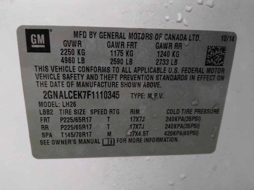 Used 2015 Chevrolet Equinox LT FWD image 33