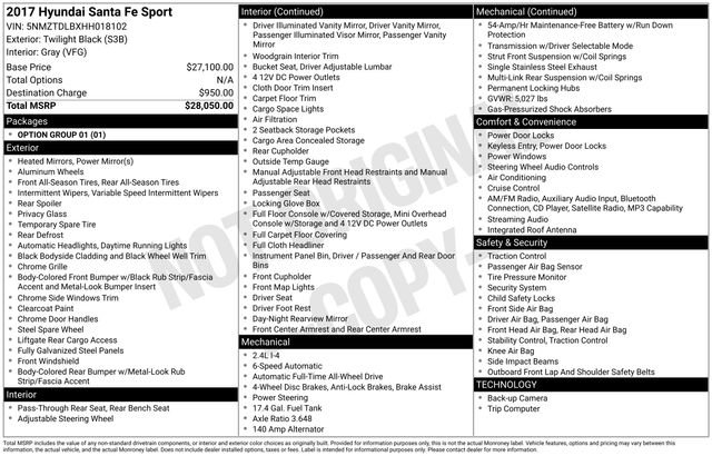 Used 2017 Hyundai Santa Fe Sport image 36