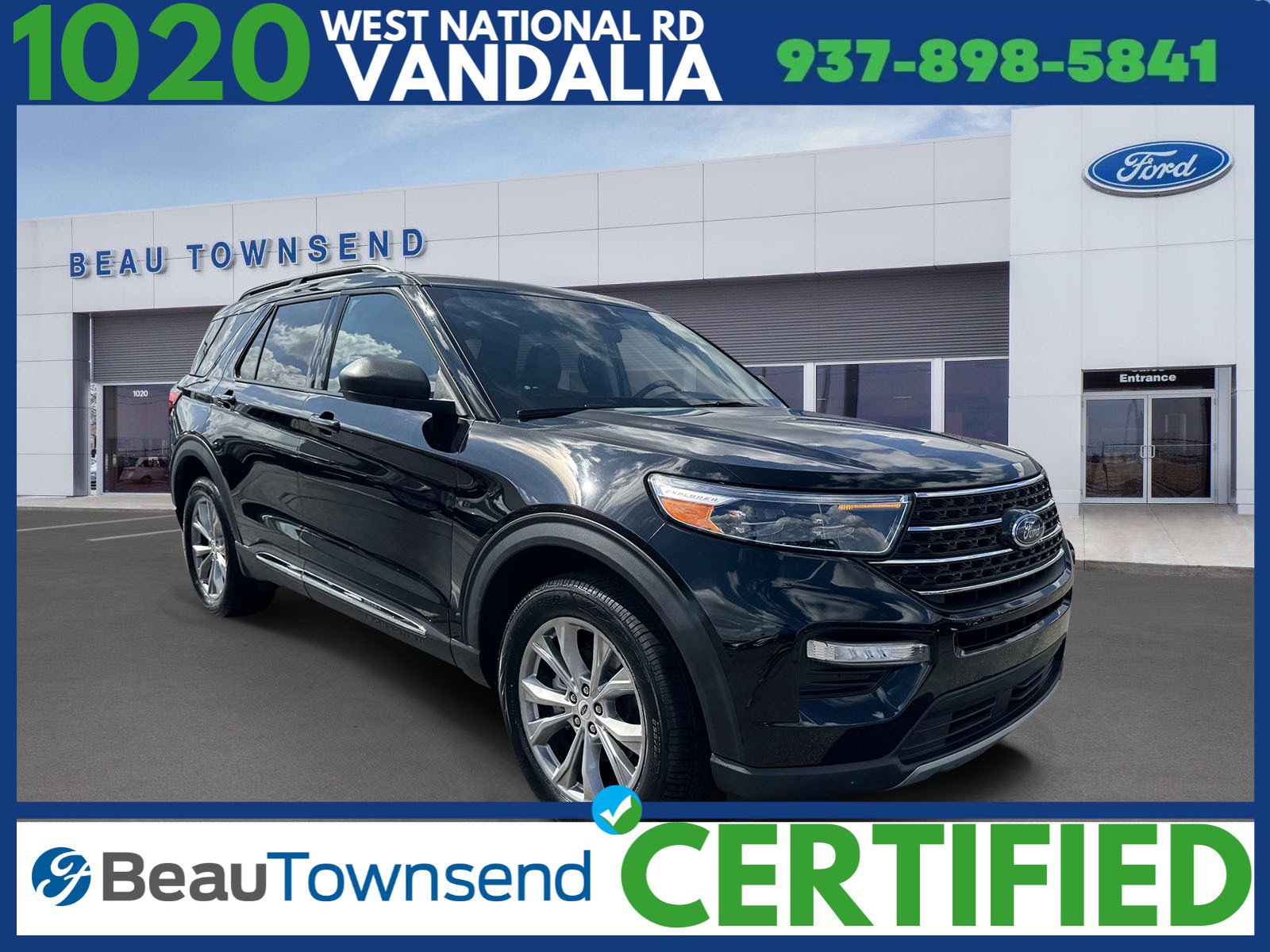 Certified 2022 Ford Explorer XLT w/ Equipment Group 202A