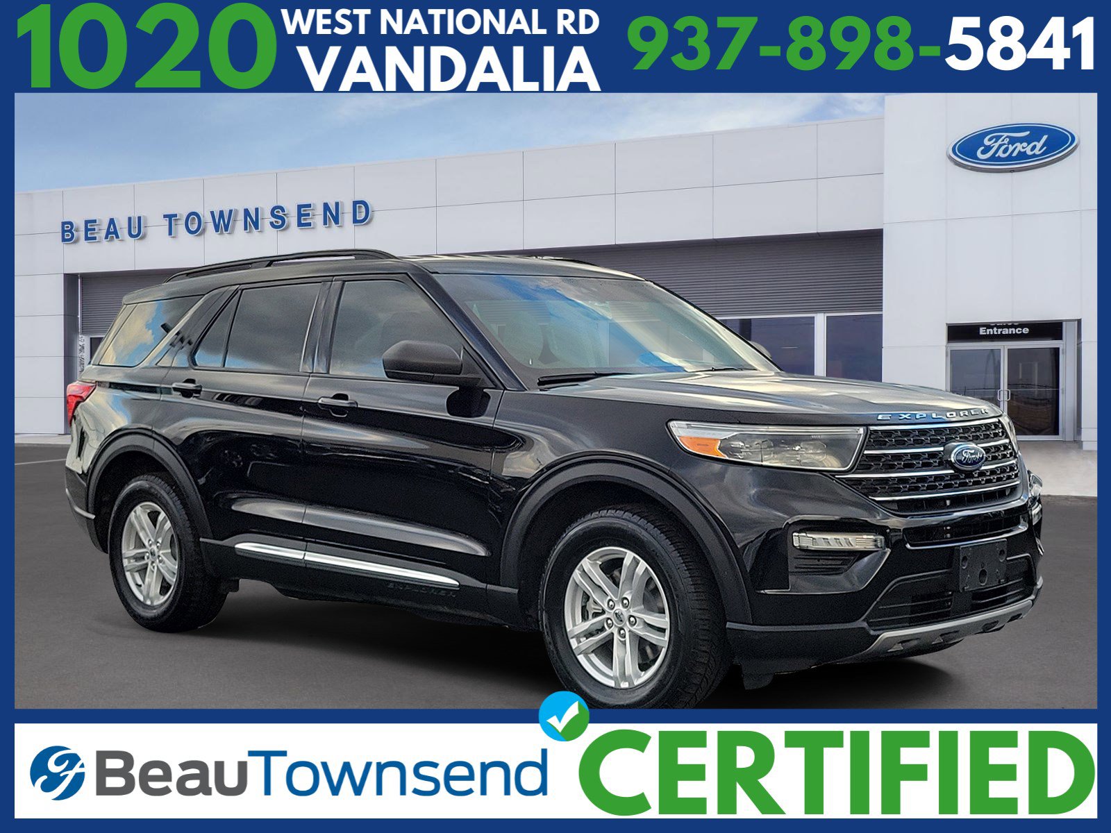 Certified 2020 Ford Explorer XLT w/ Equipment Group 202A
