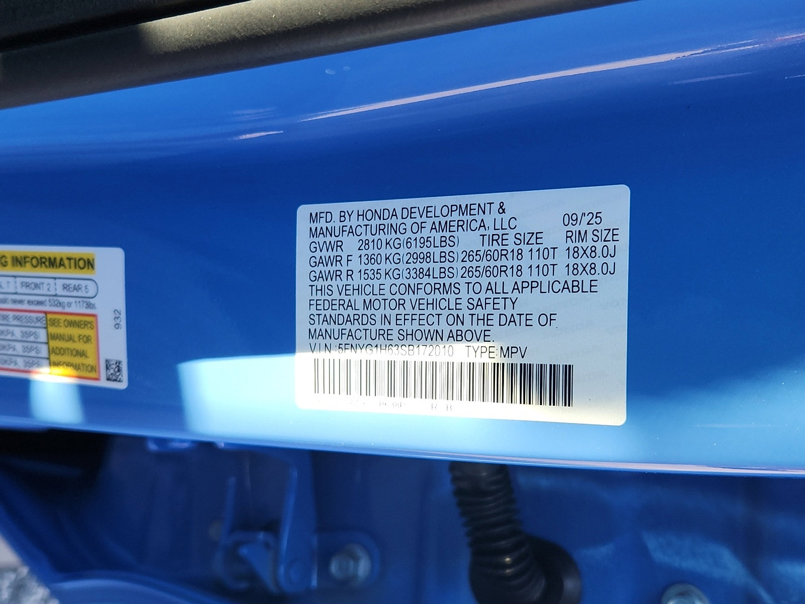 New 2025 Honda Pilot TrailSport image 17