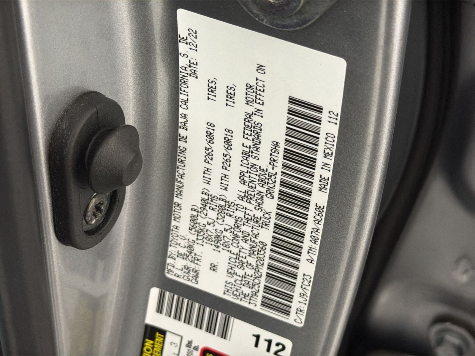 Used 2023 Toyota Tacoma SR5 w/ Chrome Package RWD image 28