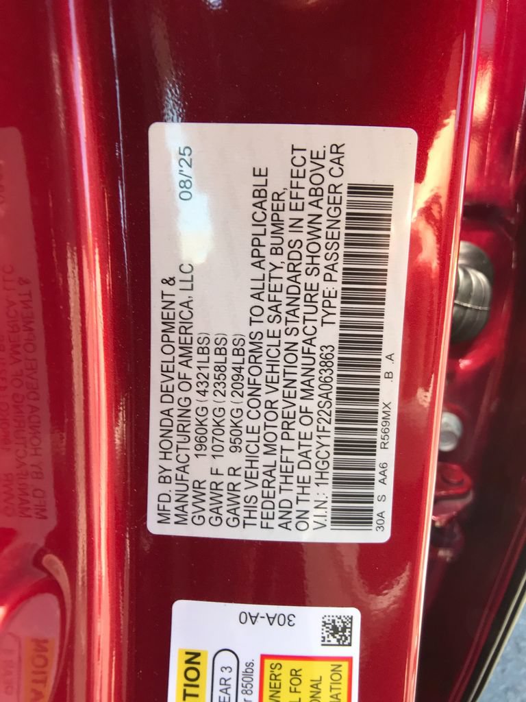 Certified 2025 Honda Accord LX image 16