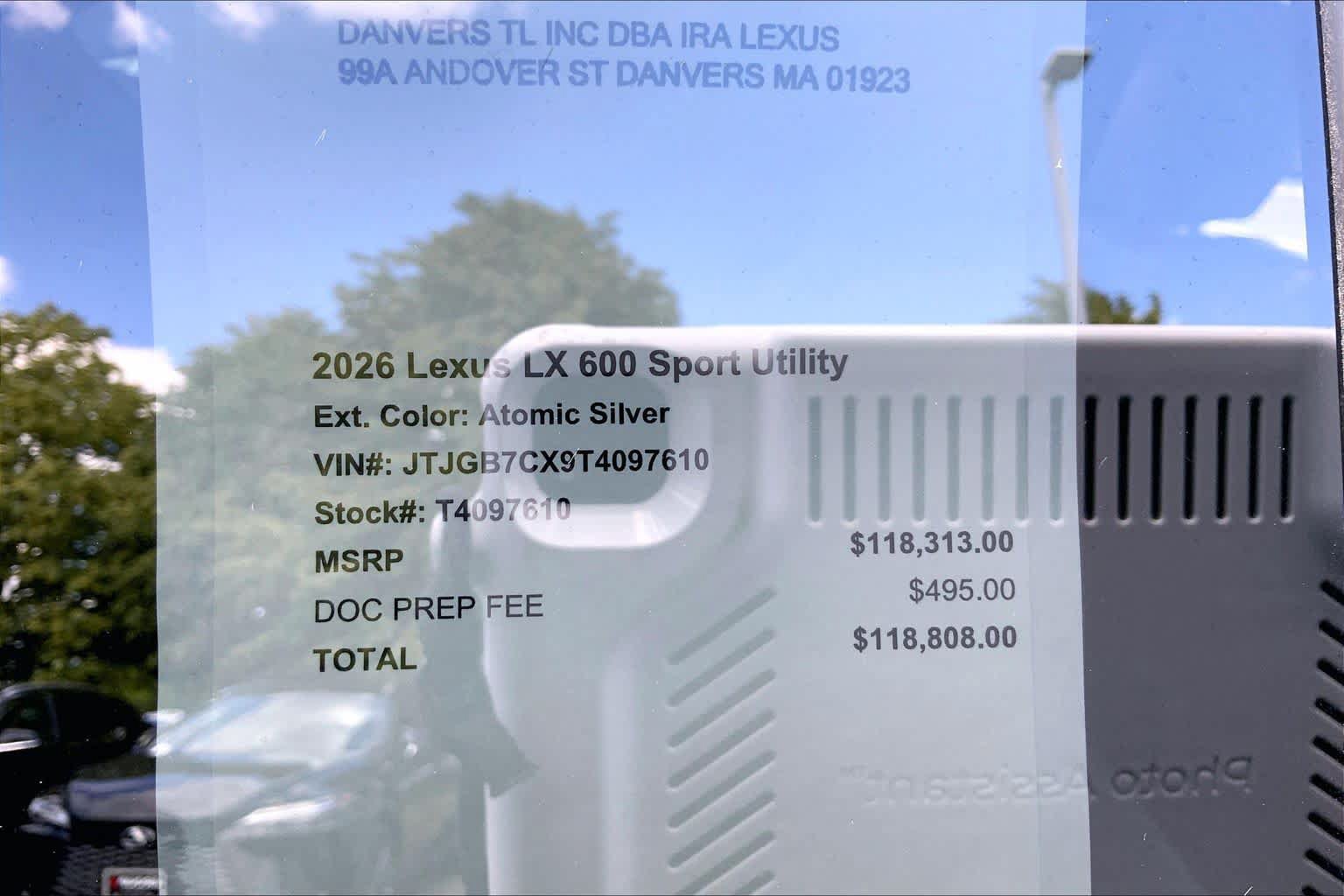 New 2026 Lexus LX 600 4WD w/ Luxury Package image 21