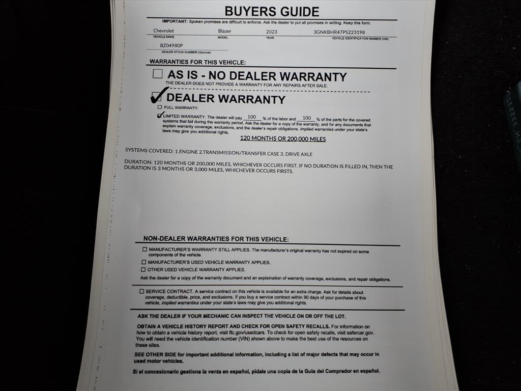 Used 2023 Chevrolet Blazer LT image 35