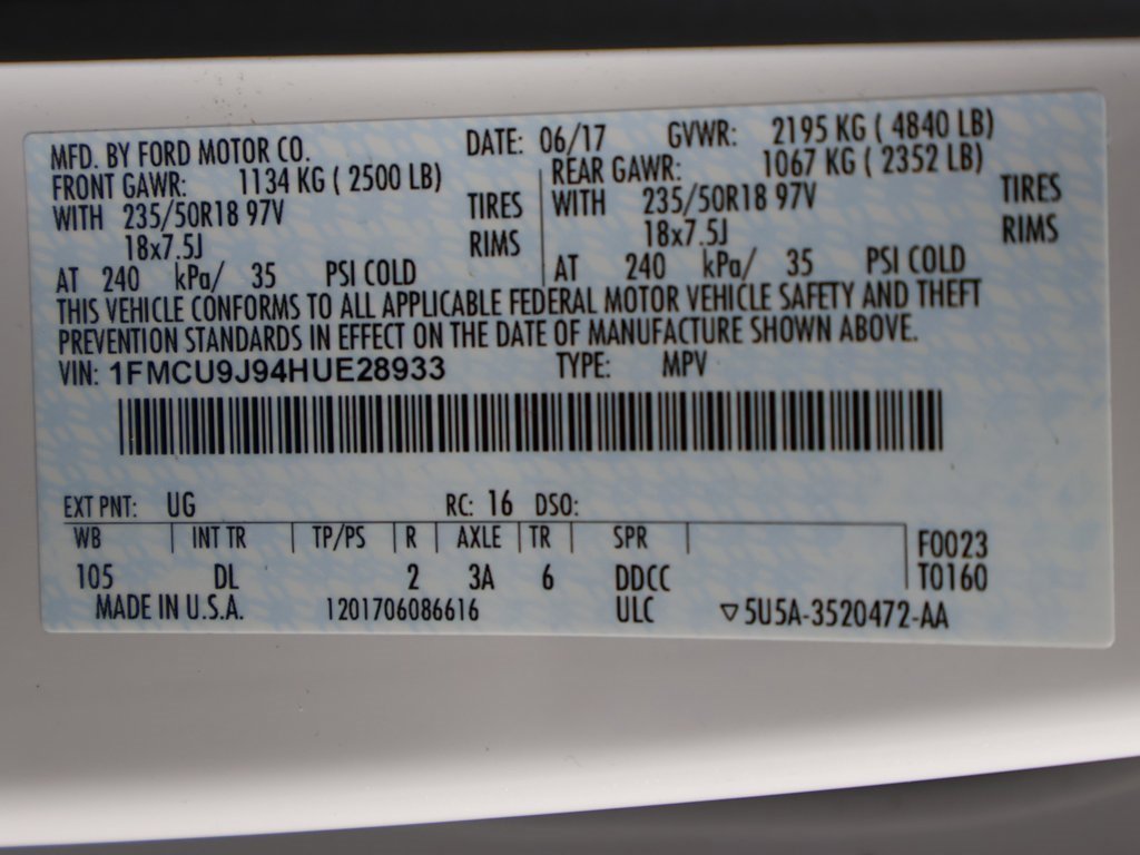 Used 2017 Ford Escape Titanium image 42