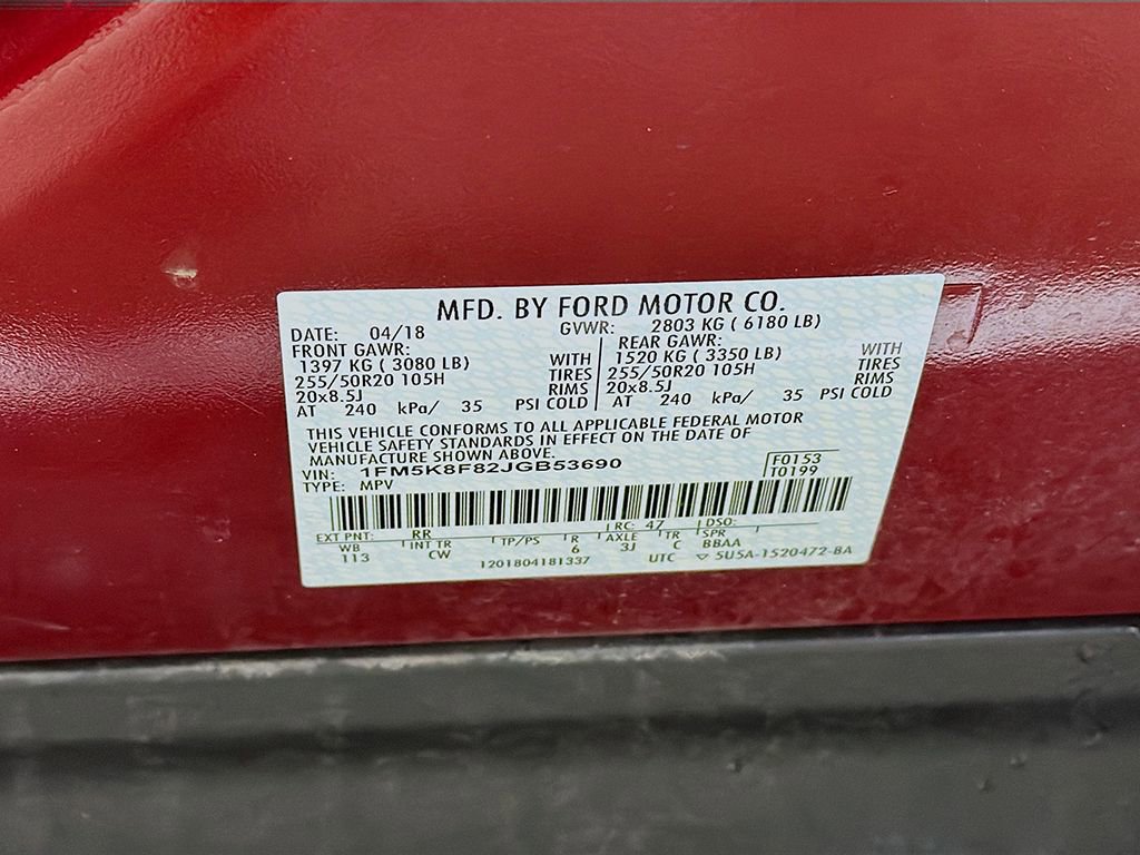 Used 2018 Ford Explorer Limited w/ Equipment Group 301A image 45