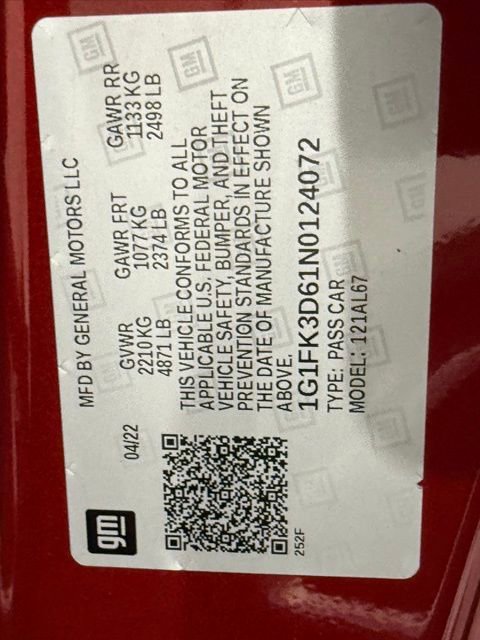 Used 2022 Chevrolet Camaro ZL1 image 35