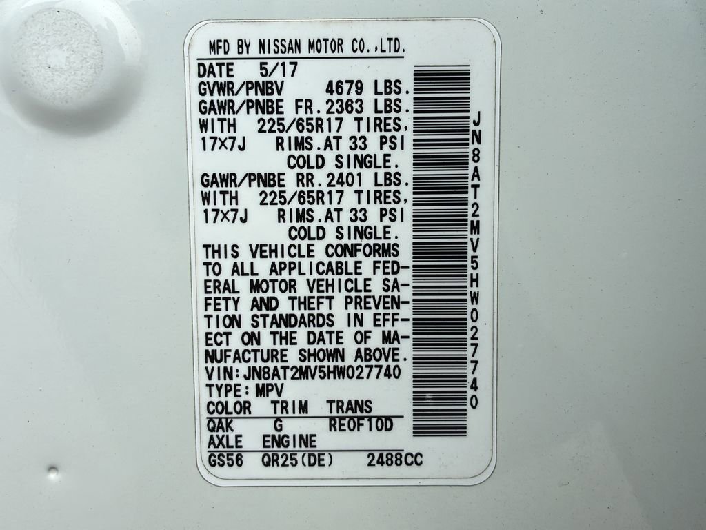 Used 2017 Nissan Rogue SV AWD/4WD image 39