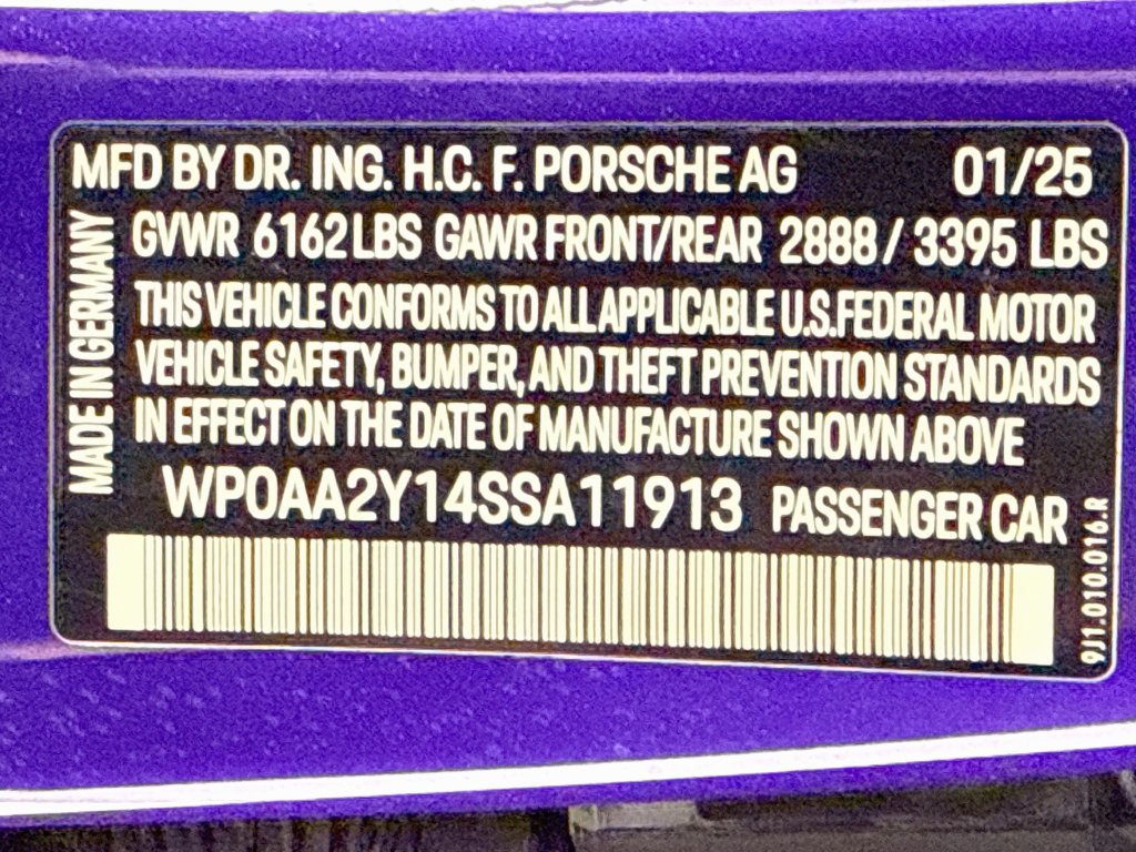 Certified 2025 Porsche Taycan RWD image 33