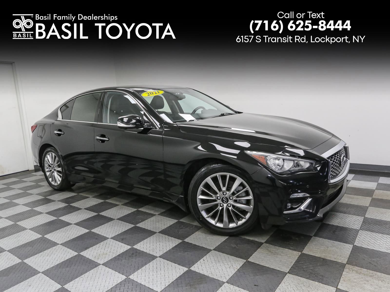 Used 2021 INFINITI Q50 Luxe w/ Cargo Package