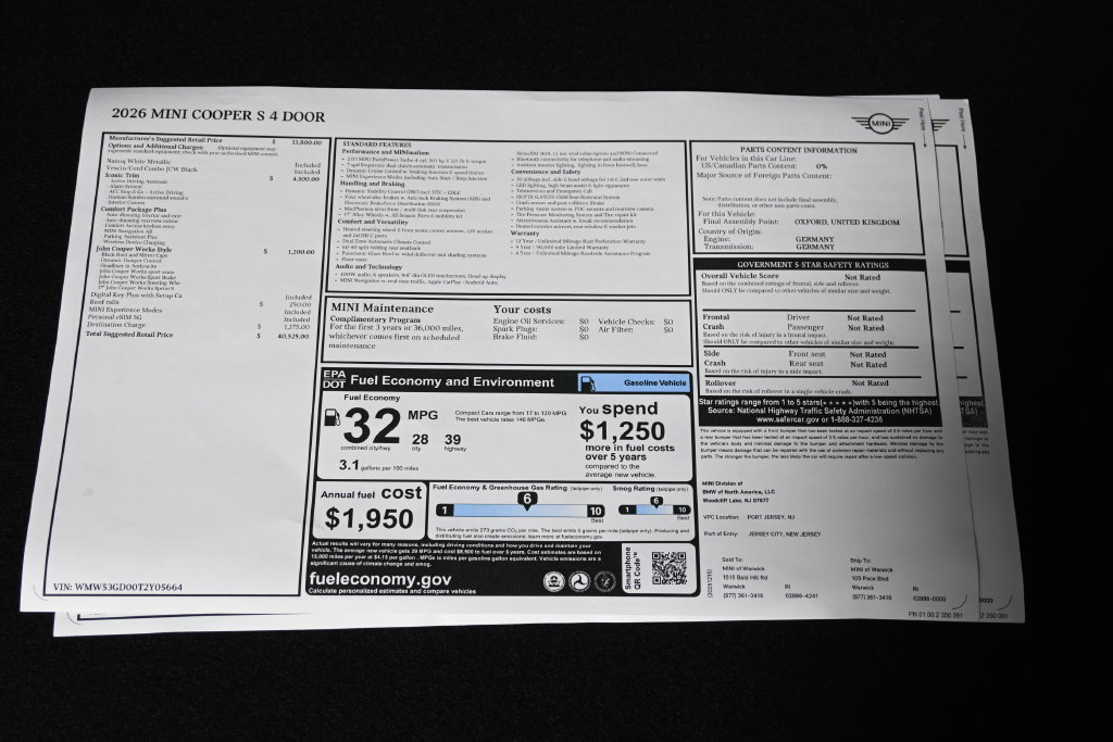 Used 2026 MINI Cooper S FWD image 34