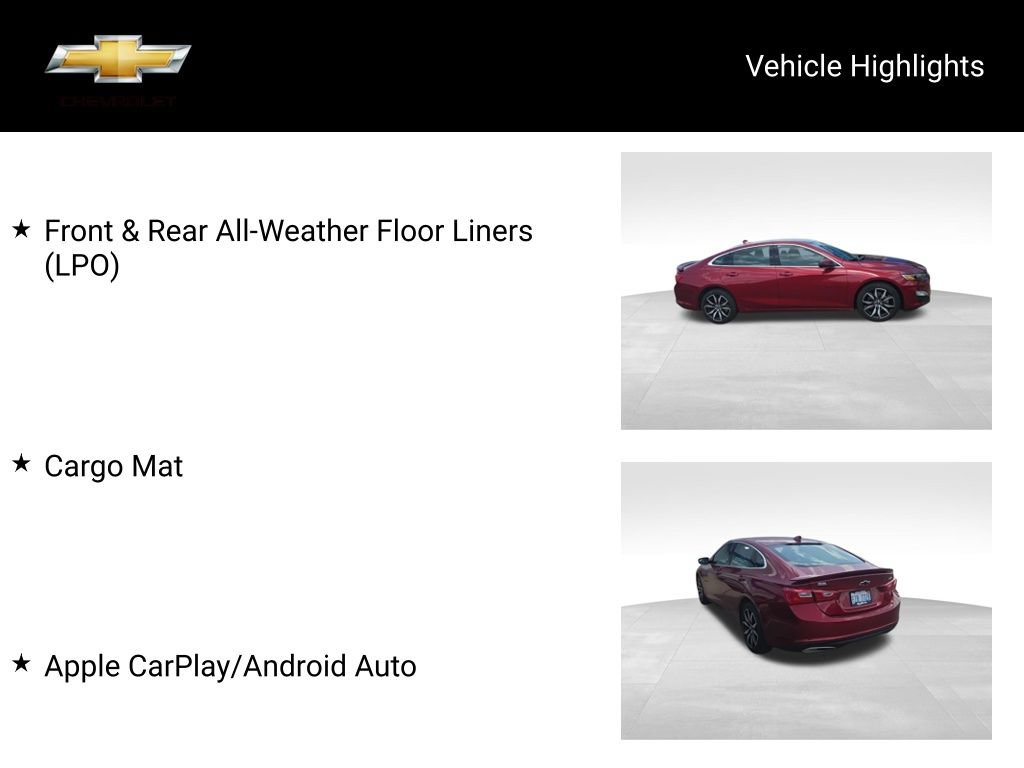 Used 2023 Chevrolet Malibu RS w/ LPO, Floor Liner Package FWD image 19