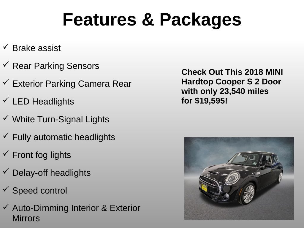 Used 2018 MINI Cooper S FWD image 21