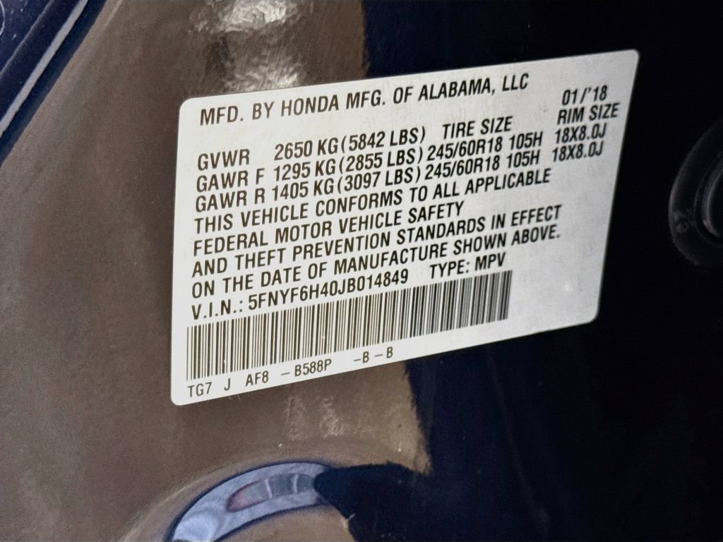 Used 2018 Honda Pilot EX image 31