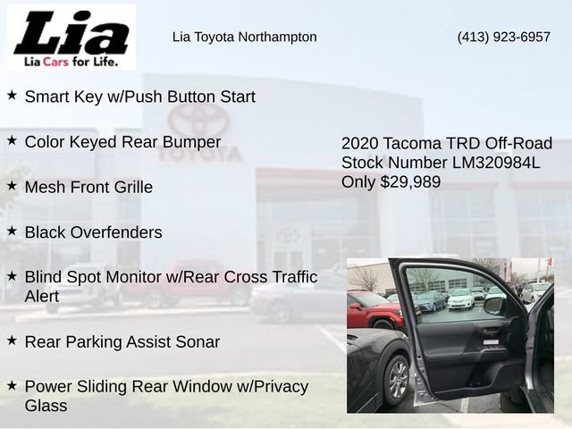 Used 2020 Toyota Tacoma TRD Off-Road w/ Technology Package image 21