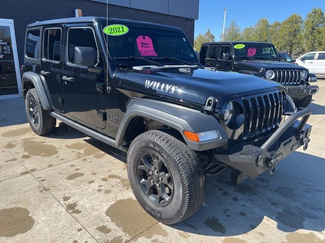 Certified 2021 Jeep Wrangler Unlimited Sport AWD/4WD image 1