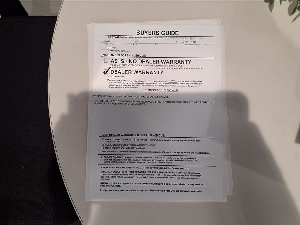 Used 2023 Toyota Tundra Limited w/ TRD Off-Road Package image 35