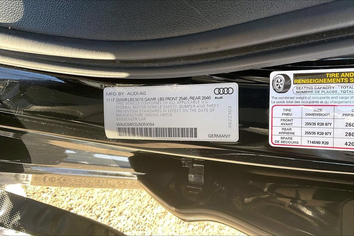 Used 2018 Audi A6 2.0T Premium w/ 20" Black Optic Wheel Package FWD image 17