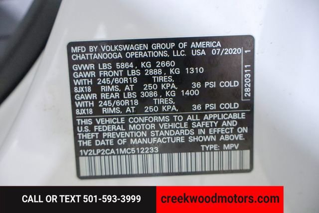 Used 2021 Volkswagen Atlas SE image 33