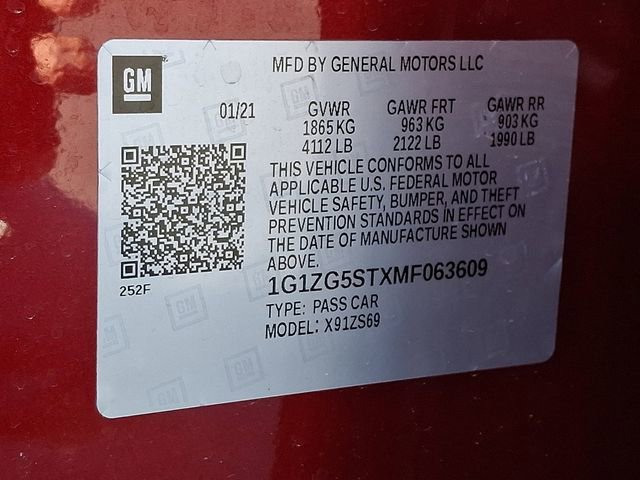 Used 2021 Chevrolet Malibu RS FWD image 26