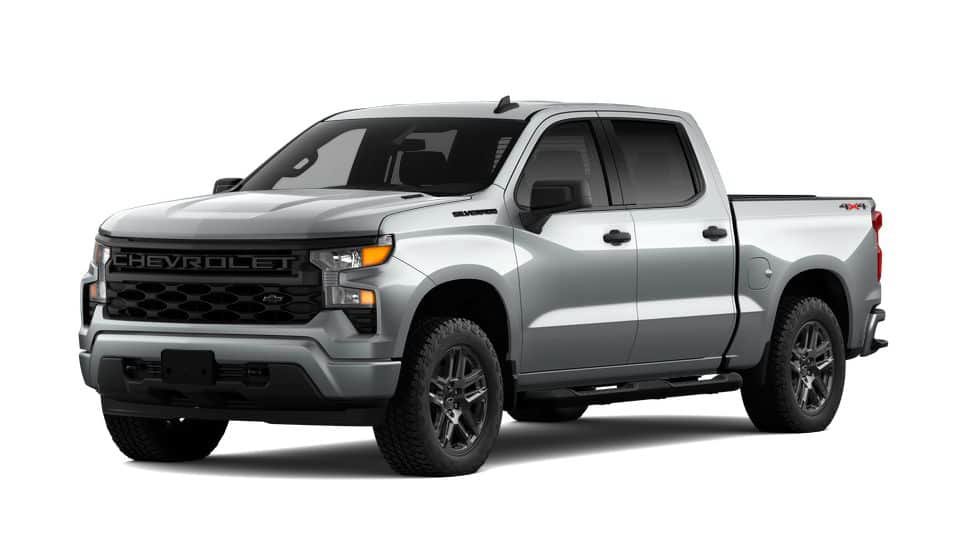 New 2026 Chevrolet Silverado 1500 Custom w/ Turbomax Blackout Package AWD/4WD image 26