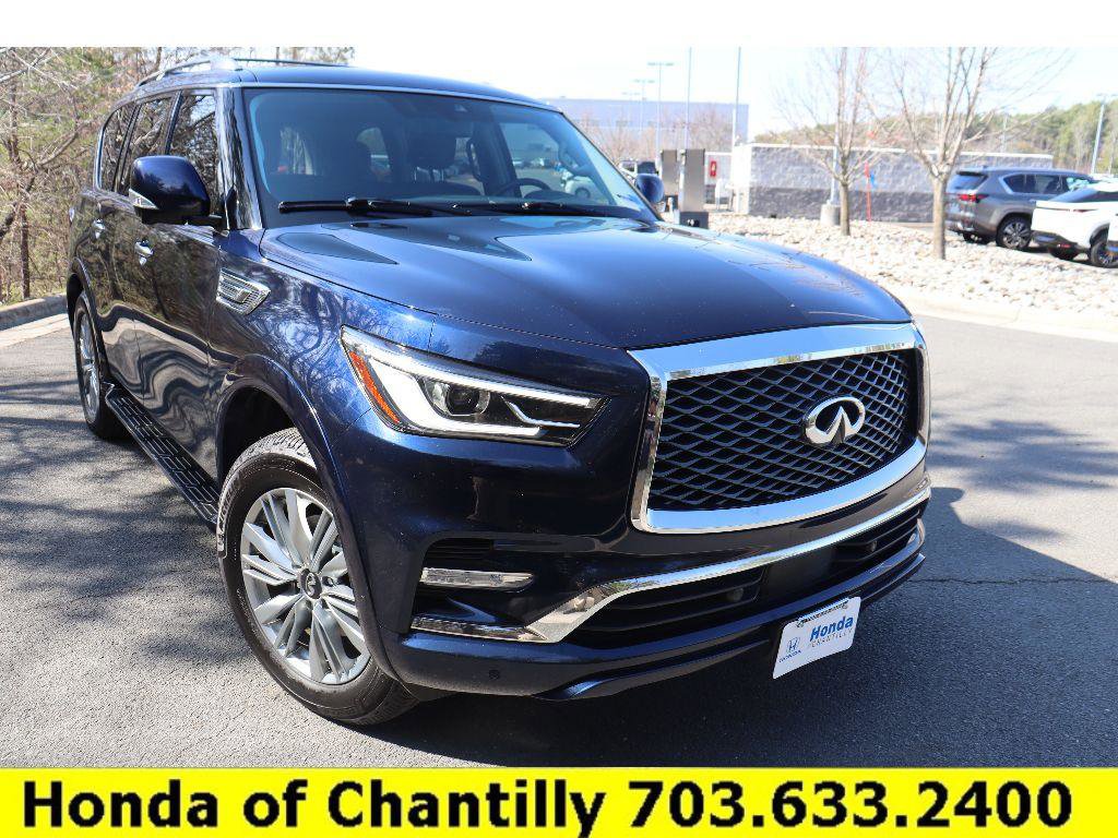 Used 2021 INFINITI QX80 Luxe w/ Cargo Package image 1