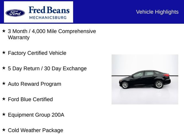 Certified 2018 Ford Focus SE w/ Cold Weather Package FWD image 7