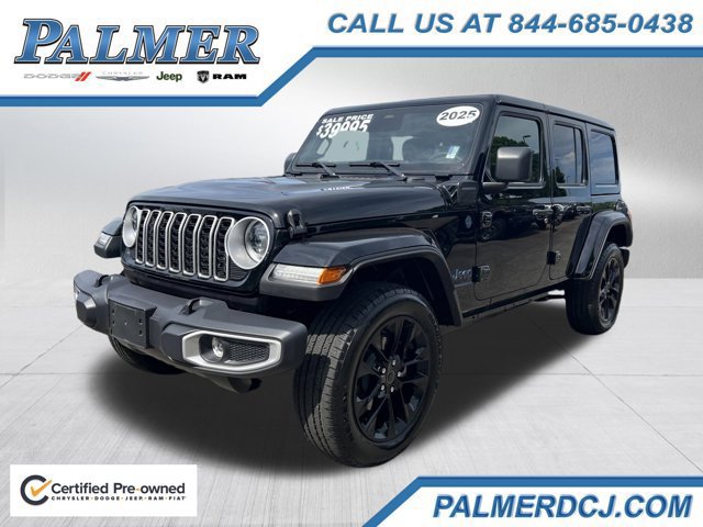 Certified 2025 Jeep Wrangler Unlimited Sahara w/ Safety Group AWD/4WD image 1