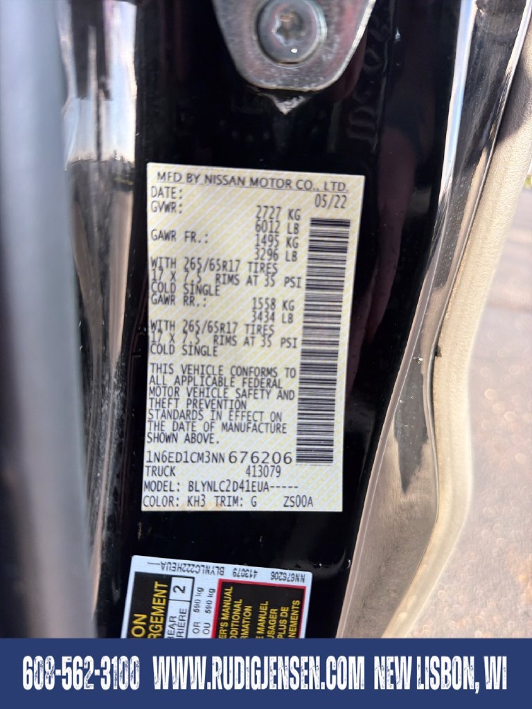 Used 2022 Nissan Frontier SV AWD/4WD image 28