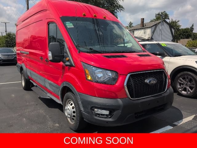 Certified 2024 Ford Transit 350 148 High Roof Extended DRW w/ Interior Upgrade Package RWD image 1