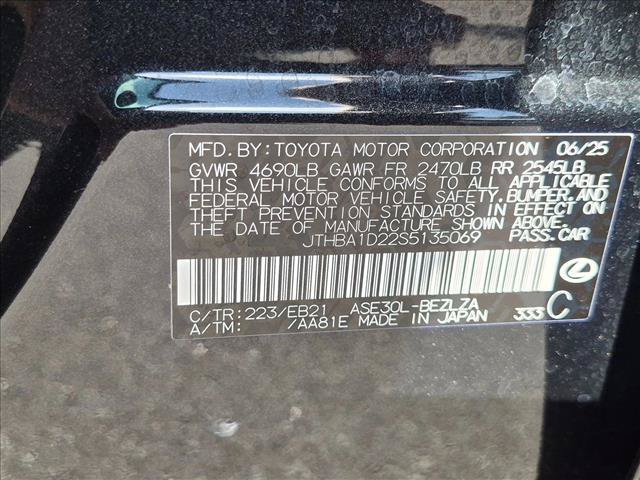Certified 2025 Lexus IS 300 F Sport w/ Accessory Package 2 RWD image 23