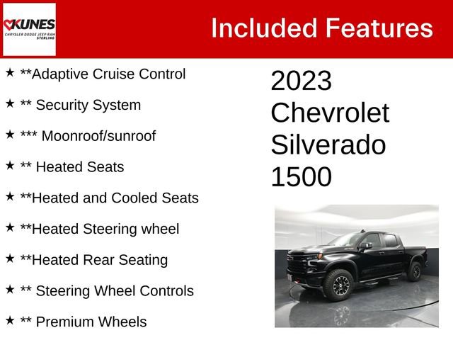 Used 2023 Chevrolet Silverado 1500 ZR2 w/ Technology Package AWD/4WD image 4