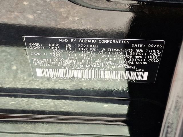 Certified 2025 Subaru Ascent Bronze Edition AWD/4WD image 58