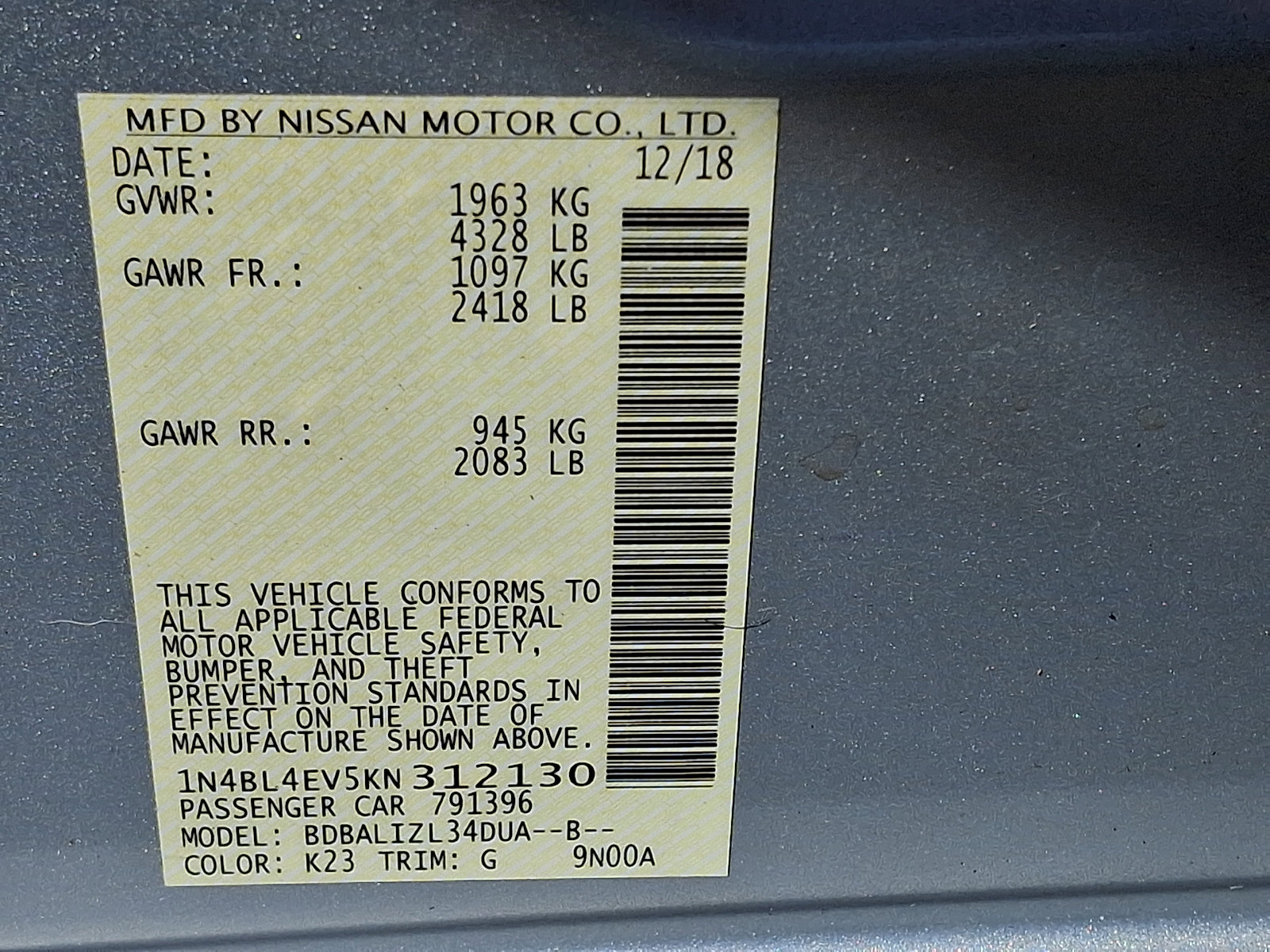 Used 2019 Nissan Altima 2.5 SL image 27