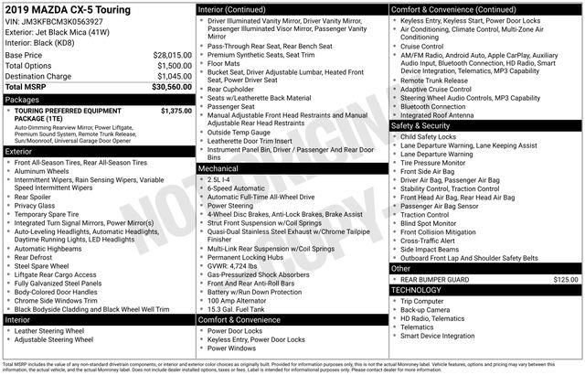 Used 2019 MAZDA CX-5 Touring image 37