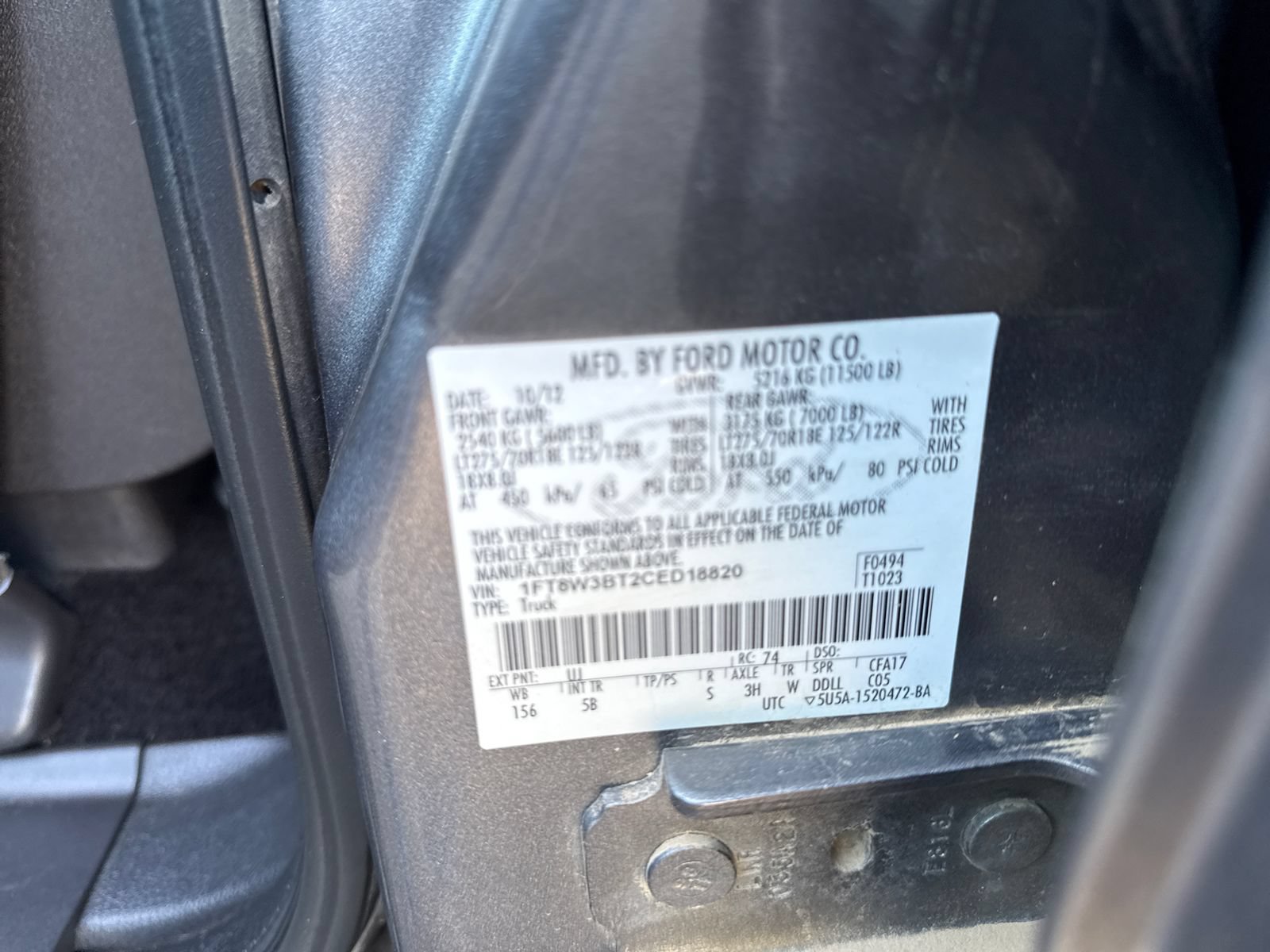Used 2012 Ford F350 Lariat w/ FX4 Off Road Pkg AWD/4WD image 30
