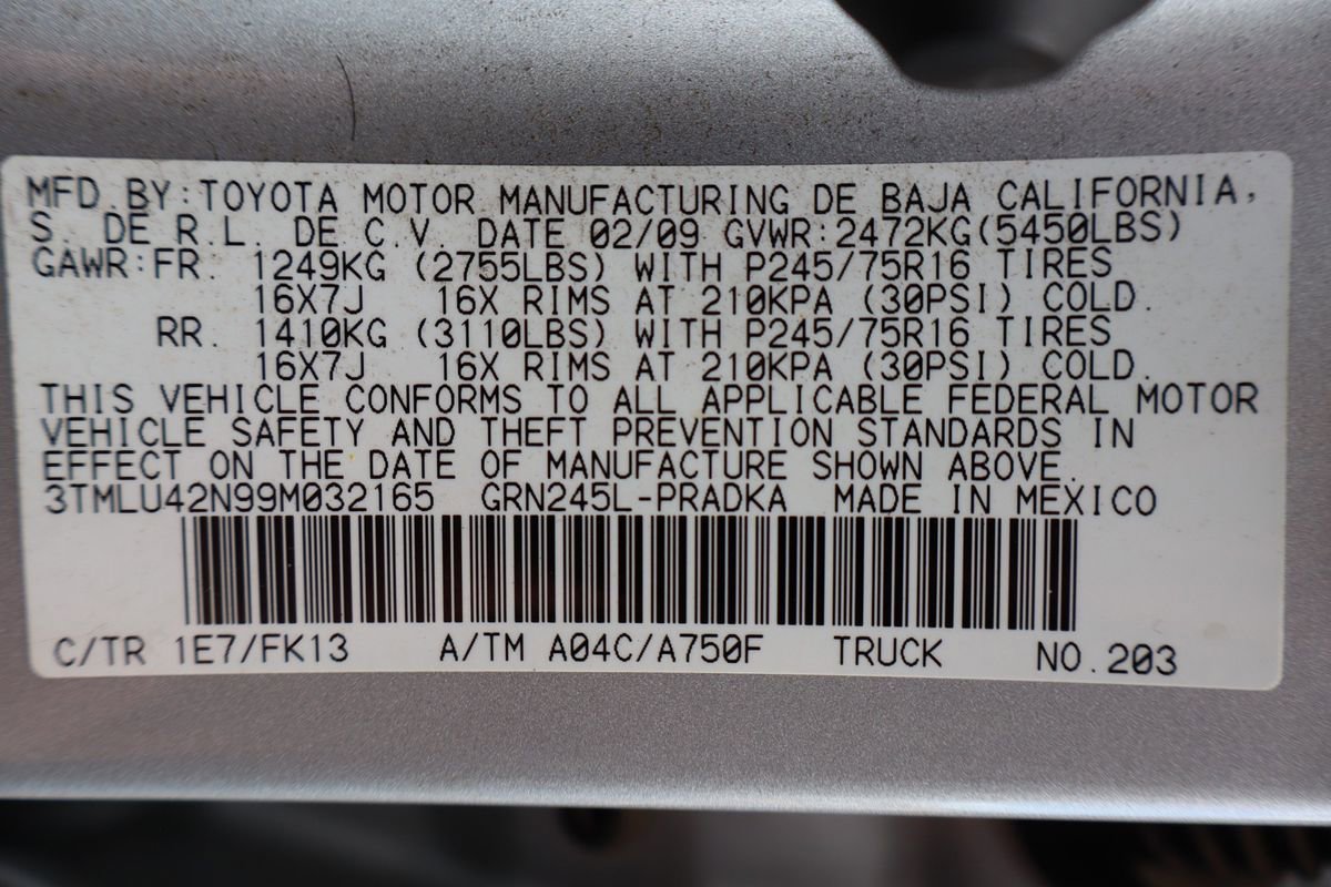 Used 2009 Toyota Tacoma 4x4 Double Cab image 44