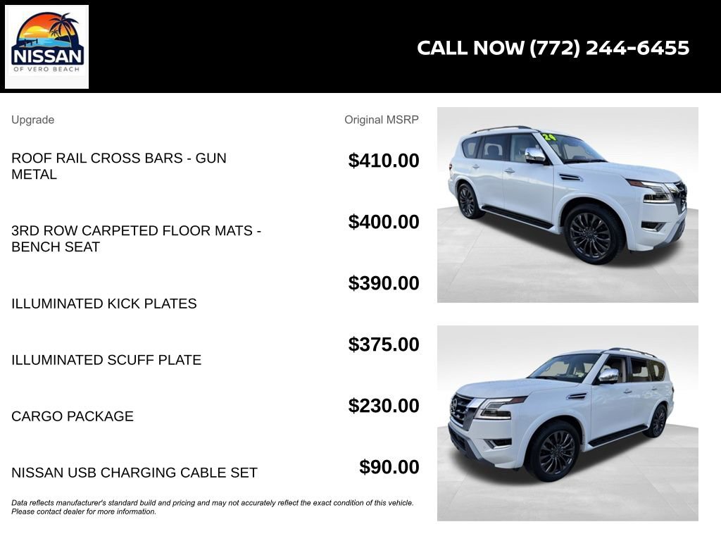 Certified 2024 Nissan Armada Platinum w/ Cargo Package image 6