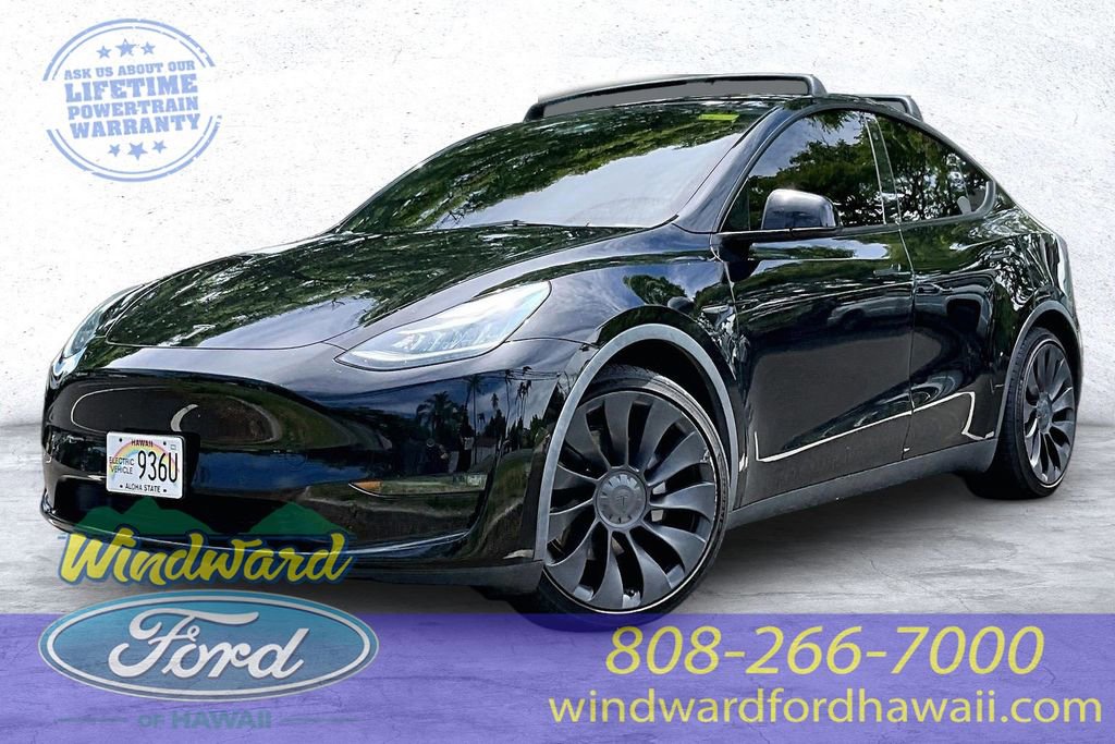 Used 2022 Tesla Model Y Long Range AWD/4WD image 1