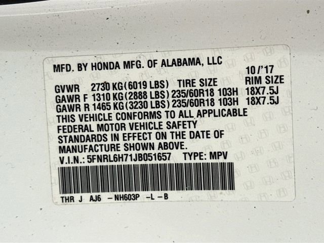 Used 2018 Honda Odyssey EX-L image 34