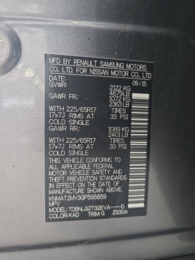 Used 2016 Nissan Rogue SV AWD/4WD image 28